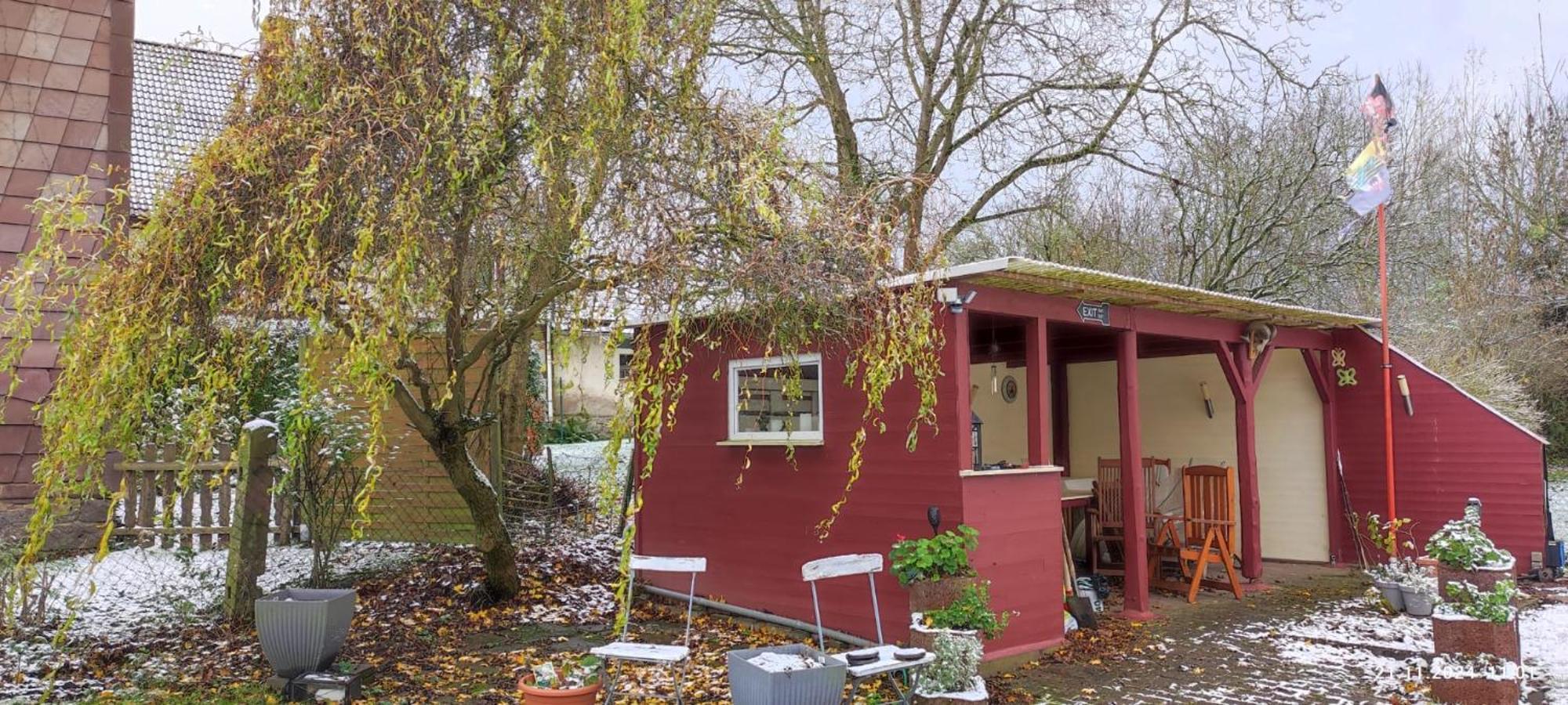 Fachwerkhaus In Deensen - Solling-Vogler-Naturschutzgebiet Apartman Kültér fotó